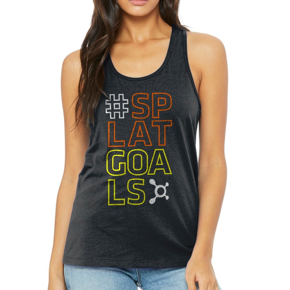 Bella Canvas Black Tank Top with Colorful Print